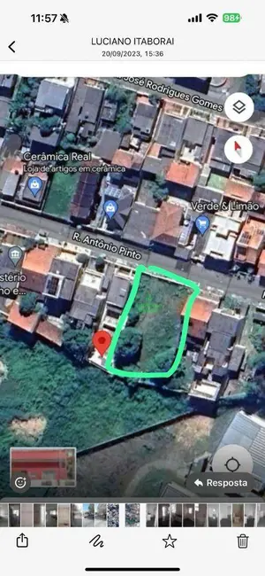 Foto 1 de Terreno / Lote à venda e para alugar, 1082m2 em Centro, Itaborai - RJ