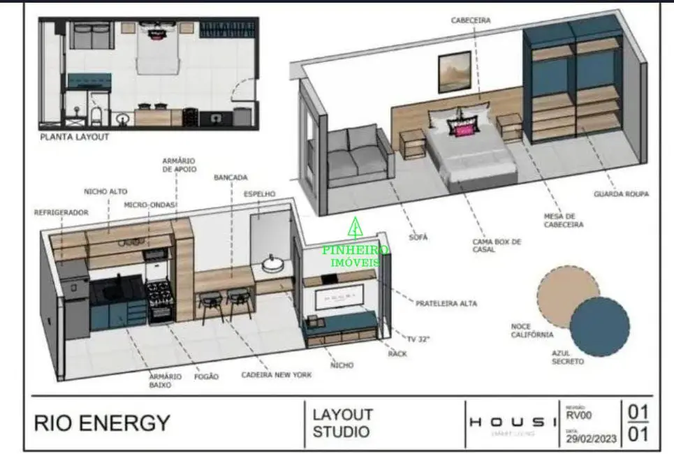 Foto 5 de Kitnet com 1 quarto à venda, 36m2 em Santo Cristo, Rio De Janeiro - RJ