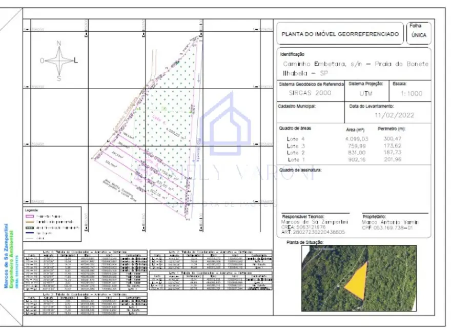 Foto 5 de Terreno / Lote à venda, 6592m2 em Ilhabela - SP
