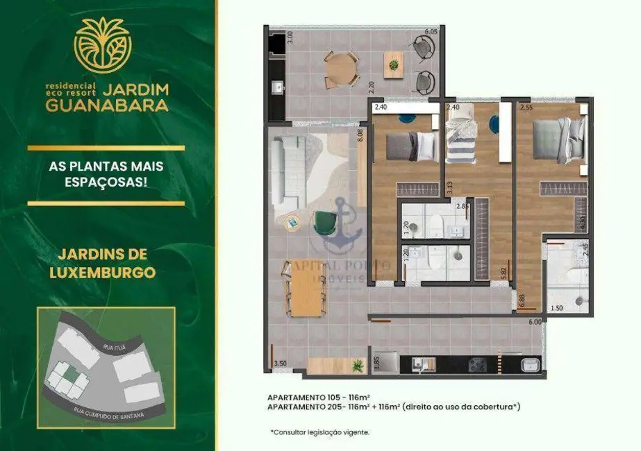 Foto 2 de Apartamento com 3 quartos à venda, 116m2 em Jardim Guanabara, Rio De Janeiro - RJ