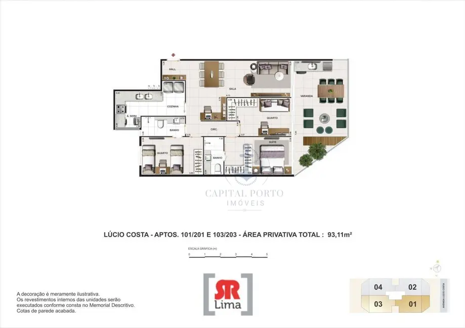Apartamento com 3 quartos à venda, 93m2 em Recreio dos Bandeirantes, Rio De Janeiro - RJ - imagem 6 Foto 6 de Apartamento com 3 quartos à venda, 93m2 em Recreio dos Bandeirantes, Rio De Janeiro - RJ