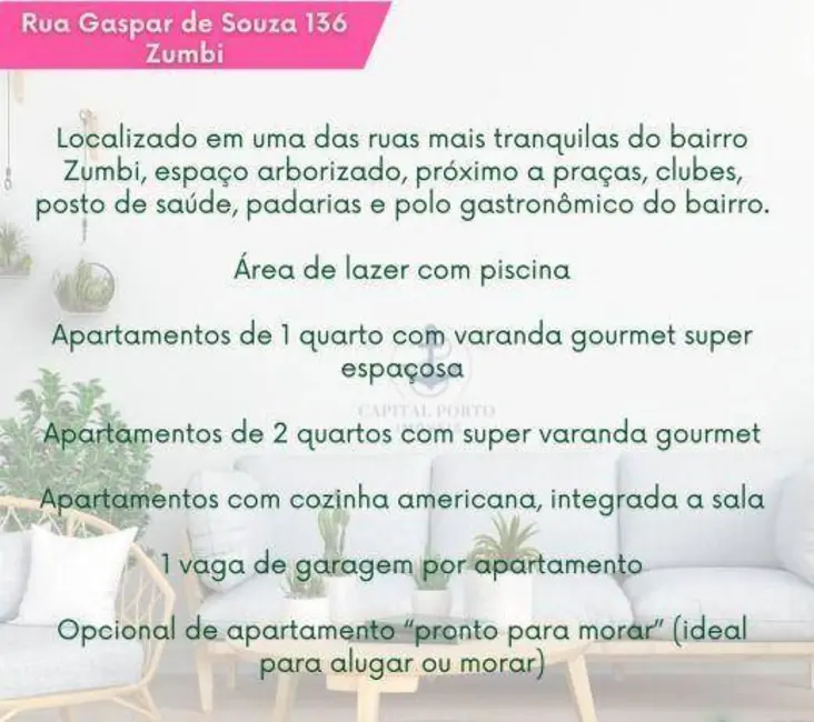 Foto 2 de Apartamento com 1 quarto à venda, 48m2 em Zumbi, Rio De Janeiro - RJ
