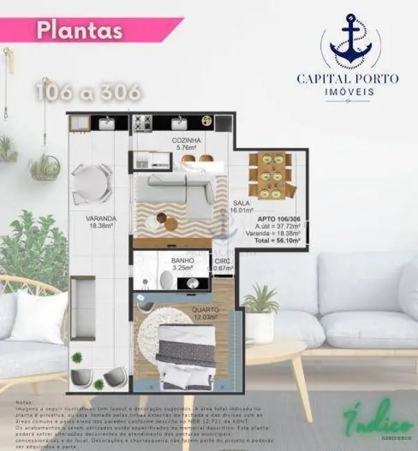 Foto 9 de Apartamento com 1 quarto à venda, 48m2 em Zumbi, Rio De Janeiro - RJ