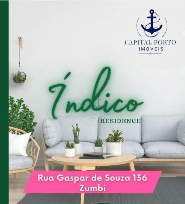 Foto 1 de Apartamento com 1 quarto à venda, 48m2 em Zumbi, Rio De Janeiro - RJ