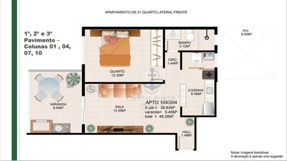 Foto 6 de Apartamento com 1 quarto à venda, 35m2 em Jardim Guanabara, Rio De Janeiro - RJ