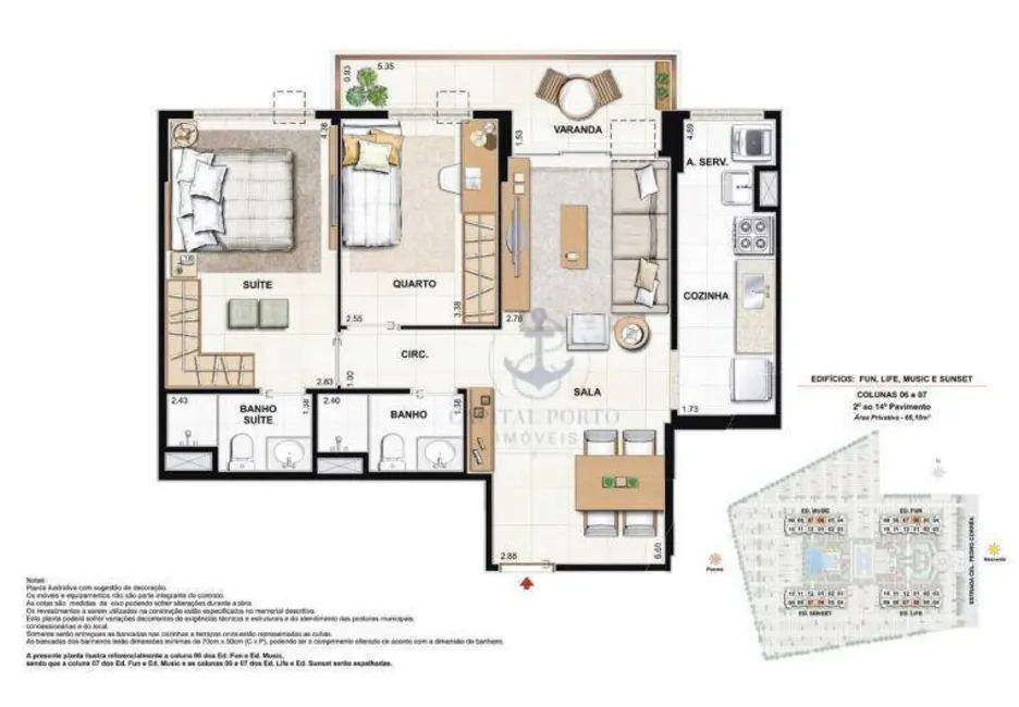 Apartamento com 2 quartos à venda, 66m2 em Jacarepaguá, Rio De Janeiro - RJ - imagem 7 Foto 7 de Apartamento com 2 quartos à venda, 66m2 em Jacarepaguá, Rio De Janeiro - RJ