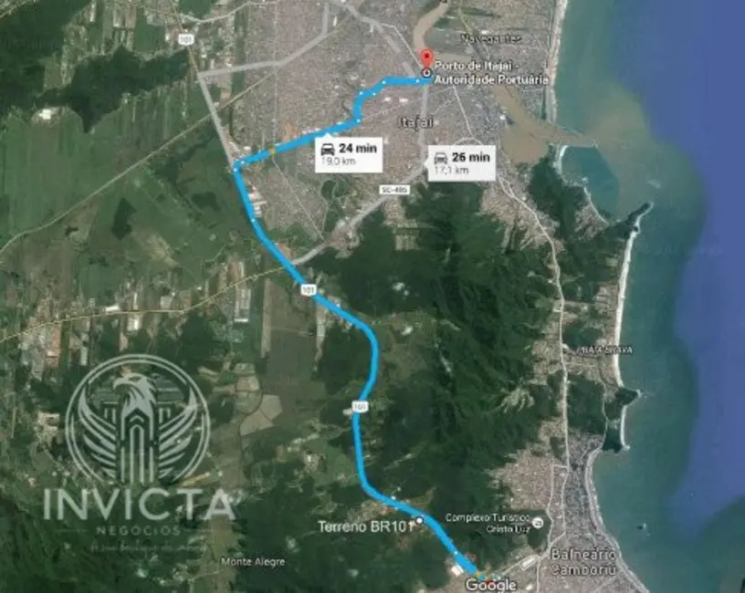 Foto 2 de Terreno / Lote à venda, 3875m2 em Camboriu - SC