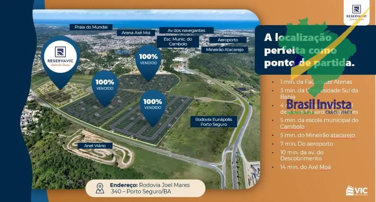 Foto 8 de Terreno / Lote à venda, 250m2 em Porto Seguro - BA