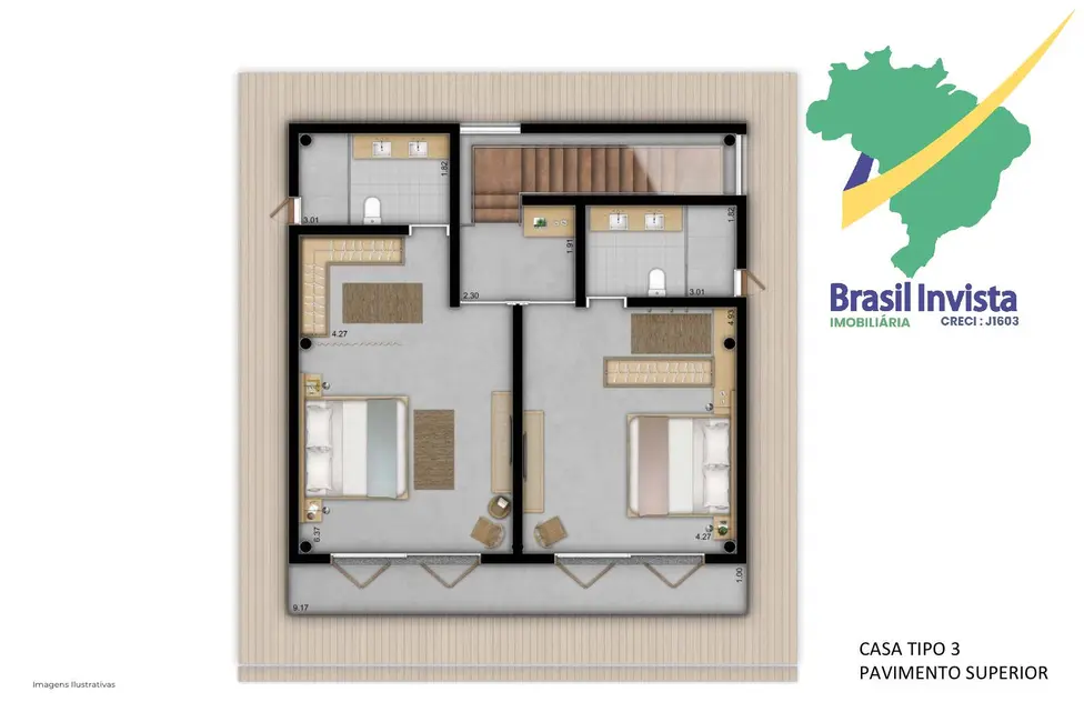 Foto 4 de Casa com 3 quartos à venda, 262m2 em Porto Seguro - BA