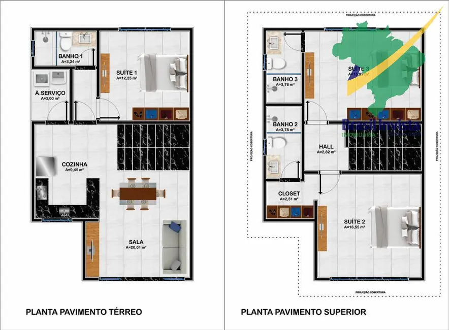 Foto 2 de Apartamento com 3 quartos à venda, 125m2 em Porto Seguro - BA