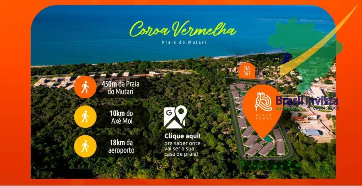 Foto 2 de Apartamento com 1 quarto à venda e para alugar, 24m2 em Santa Cruz Cabralia - BA