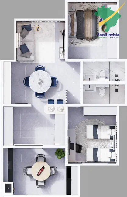 Foto 8 de Casa com 2 quartos à venda, 30m2 em Porto Seguro - BA