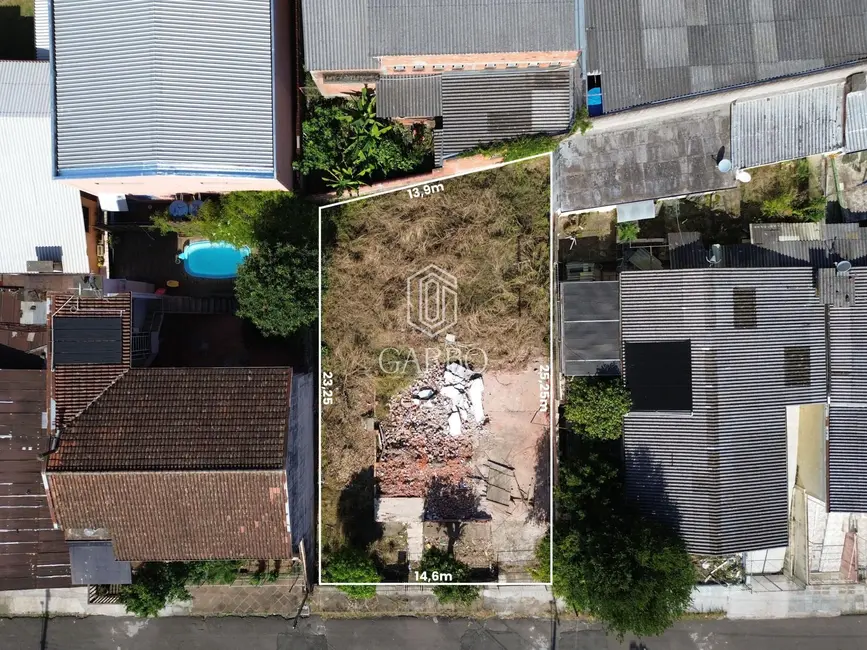 Foto 1 de Terreno / Lote à venda, 346m2 em Bonfim, Santa Cruz Do Sul - RS
