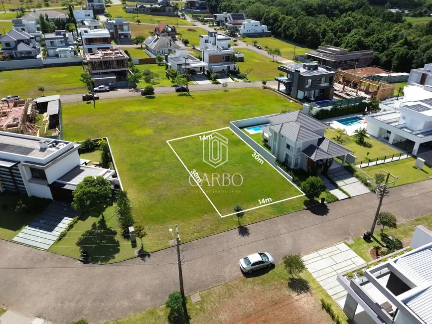 Foto 1 de Terreno / Lote à venda, 420m2 em Country, Santa Cruz Do Sul - RS