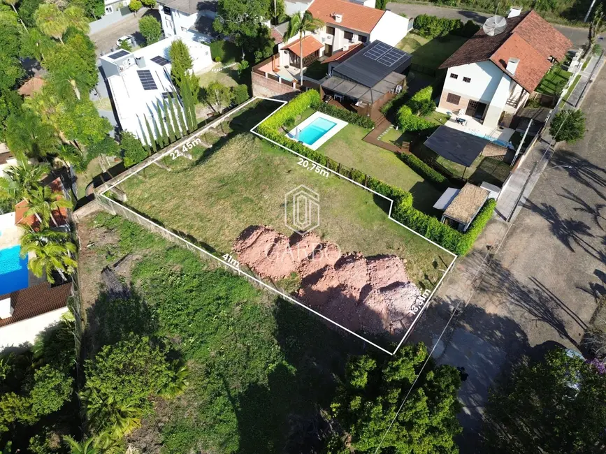Foto 1 de Terreno / Lote à venda, 827m2 em Higienópolis, Santa Cruz Do Sul - RS