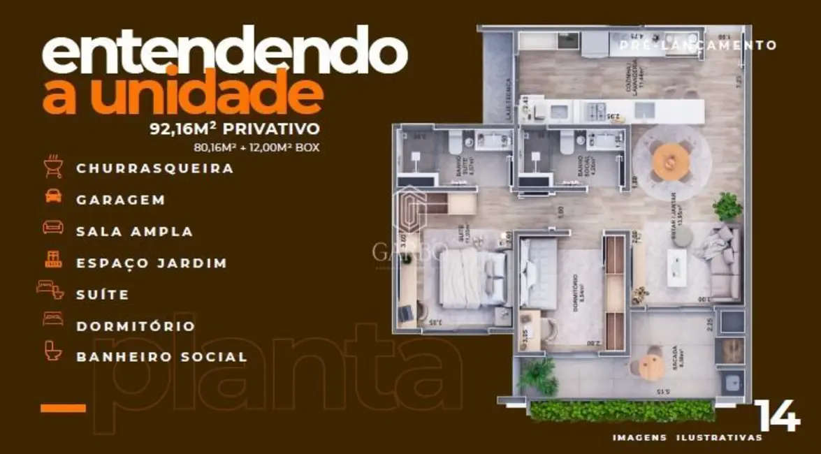 Foto 7 de Apartamento com 2 quartos à venda, 92m2 em Santo Inácio, Santa Cruz Do Sul - RS