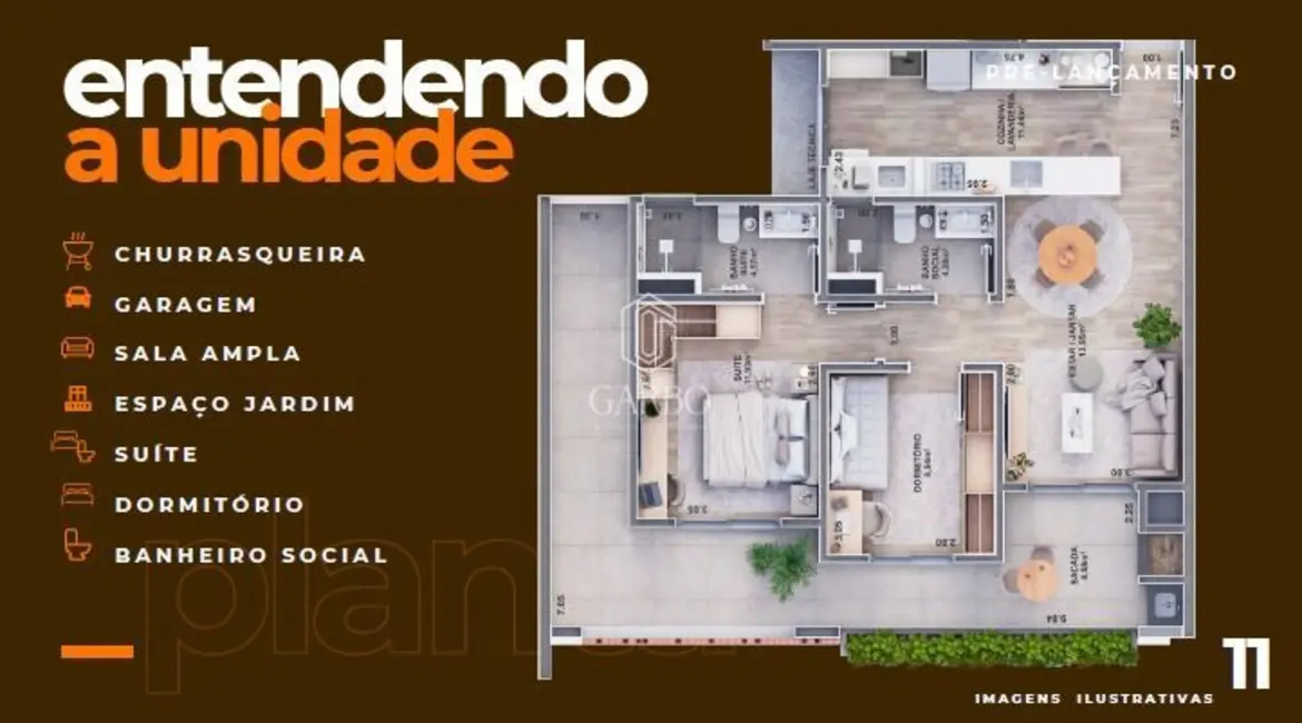 Foto 7 de Apartamento com 2 quartos à venda, 108m2 em Santo Inácio, Santa Cruz Do Sul - RS