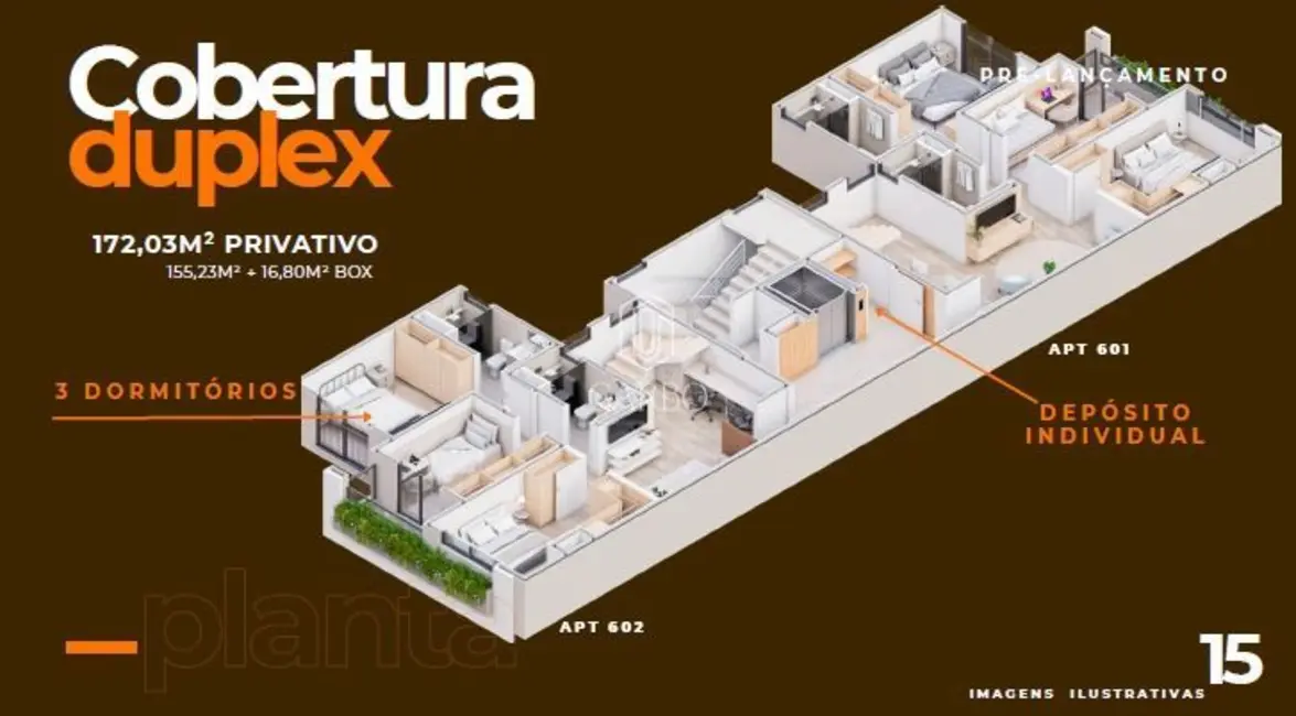 Foto 5 de Cobertura com 3 quartos à venda, 172m2 em Santo Inácio, Santa Cruz Do Sul - RS