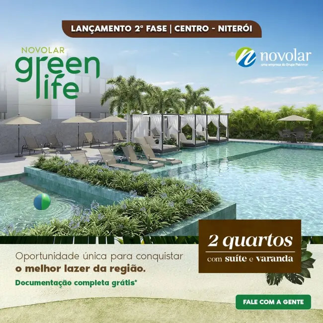 Foto 2 de Apartamento com 2 quartos à venda, 65m2 em Centro, Niteroi - RJ