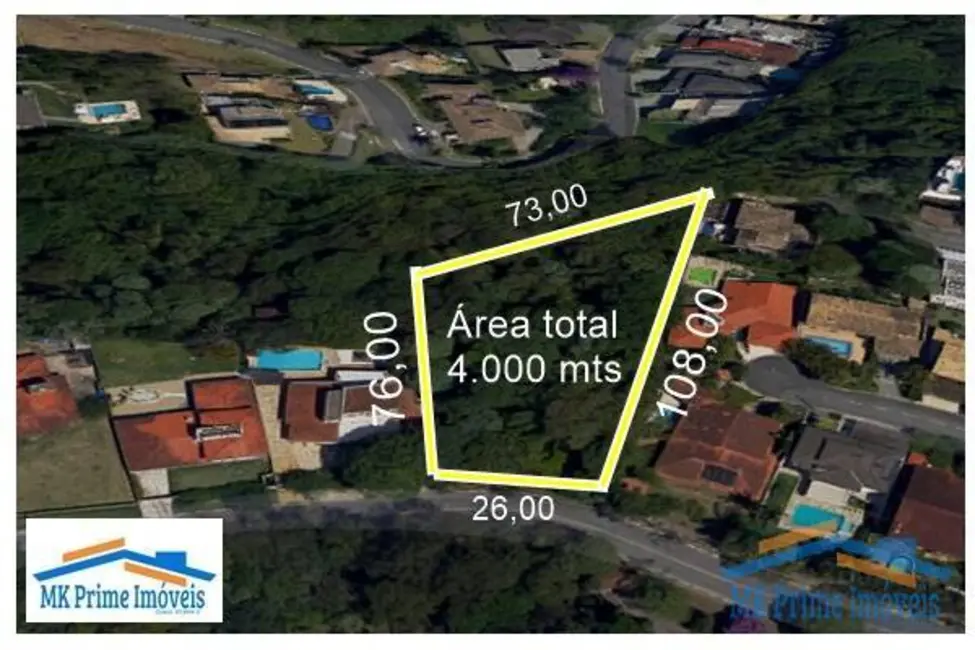 Foto 1 de Terreno / Lote à venda, 4000m2 em Pousada dos Bandeirantes, Carapicuiba, SP