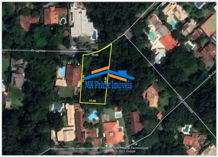 Foto 2 de Lote de Condomínio à venda, 1403m2 em Algarve, Cotia - SP