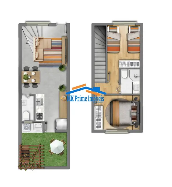 Foto 9 de Casa de Condomínio com 2 quartos à venda, 50m2 em Outeiro de Passárgada, Cotia - SP