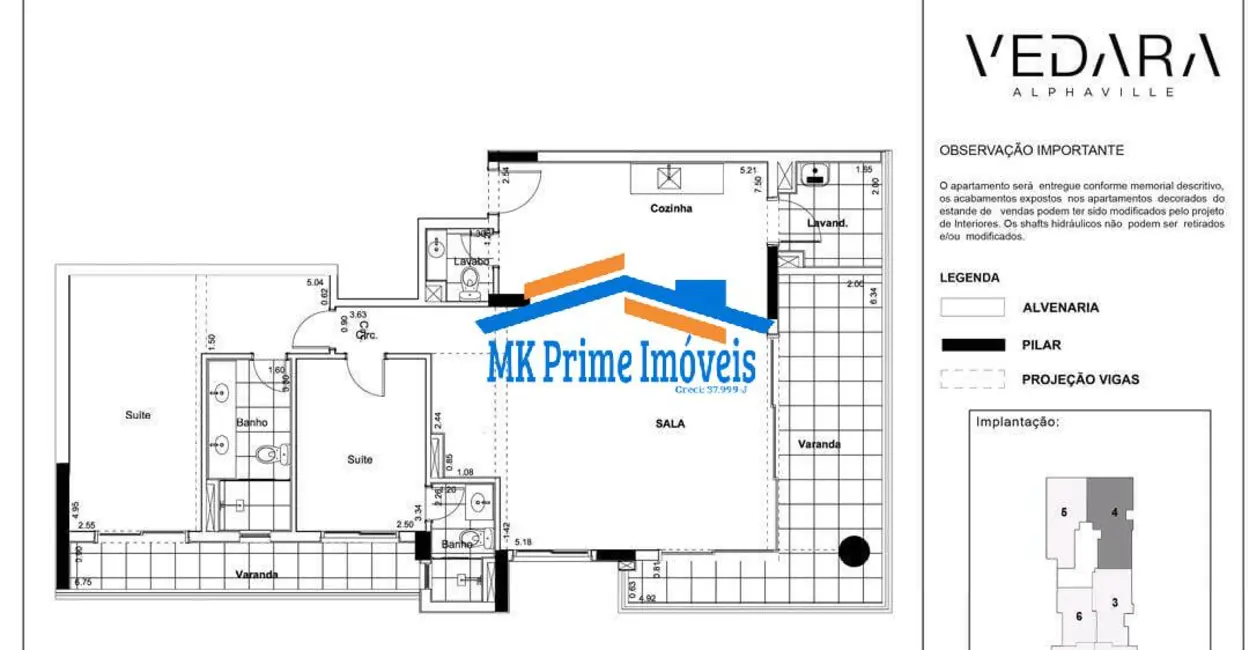 Foto 1 de Apartamento com 2 quartos à venda, 120m2 em Centro Comercial Jubran, Barueri - SP