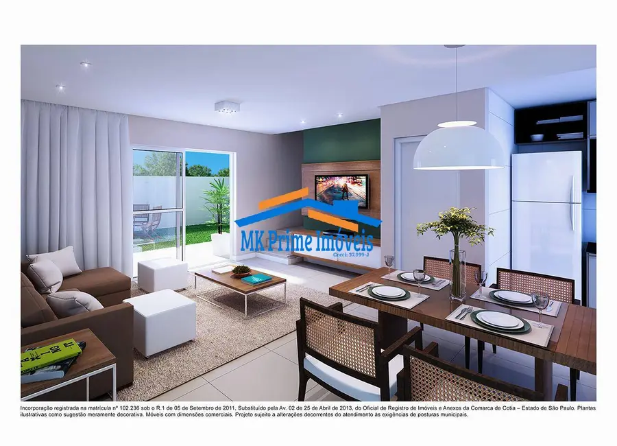 Foto 6 de Casa de Condomínio com 2 quartos à venda, 71m2 em Parque Rincão, Cotia - SP