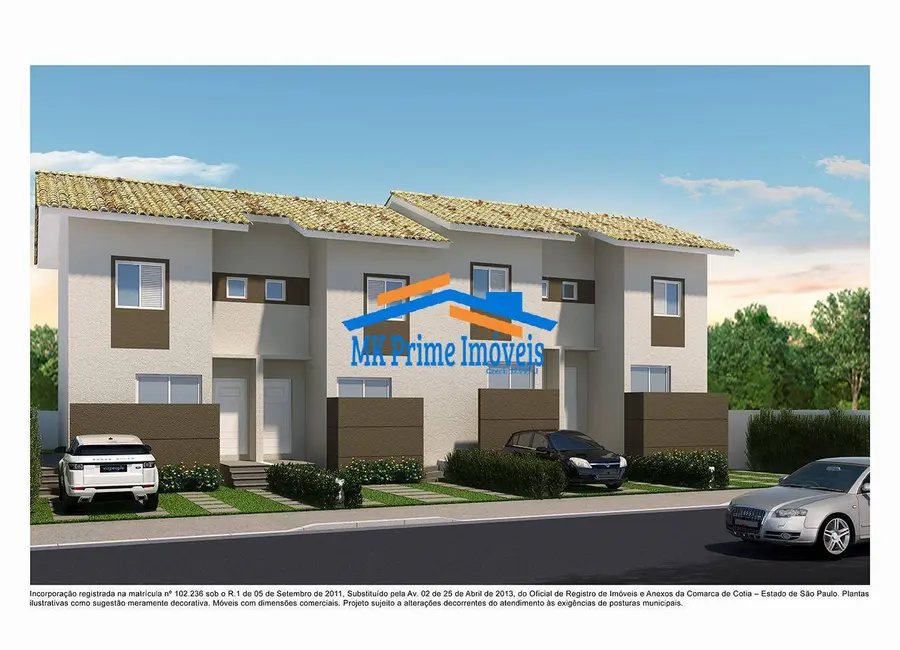 Foto 3 de Casa de Condomínio com 2 quartos à venda, 71m2 em Parque Rincão, Cotia - SP