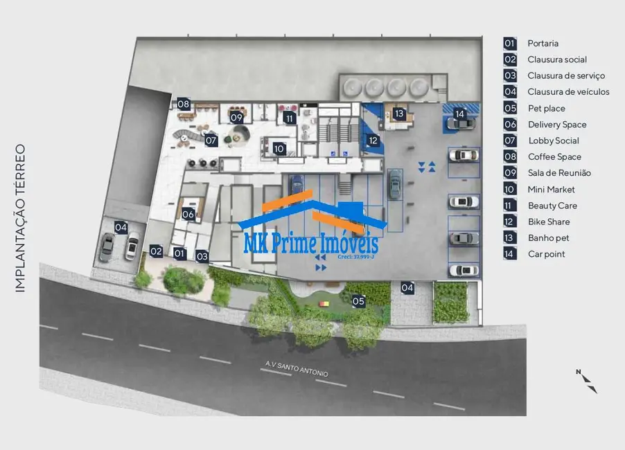 Foto 1 de Apartamento com 2 quartos à venda, 65m2 em Vila Osasco, Osasco - SP