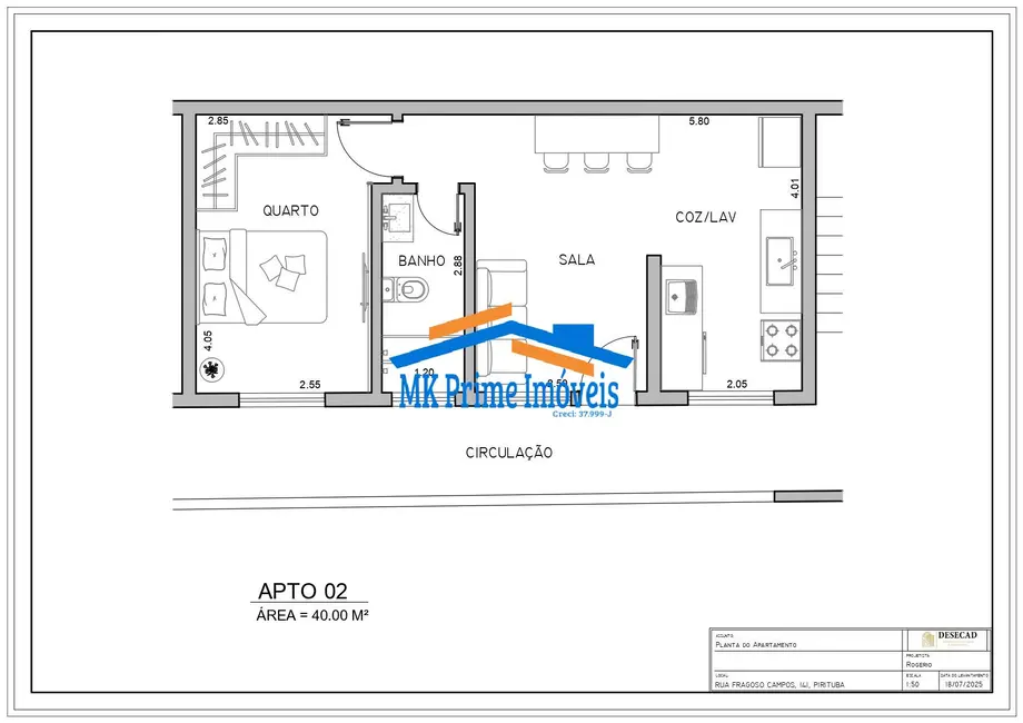 Foto 7 de Apartamento com 1 quarto para alugar, 40m2 em Vila Boaçava, São Paulo - SP