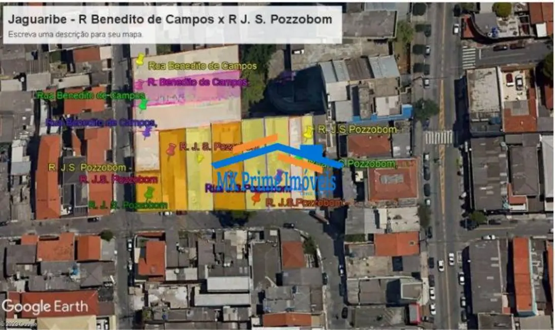 Foto 1 de Terreno / Lote à venda, 3415m2 em Jaguaribe, Osasco - SP