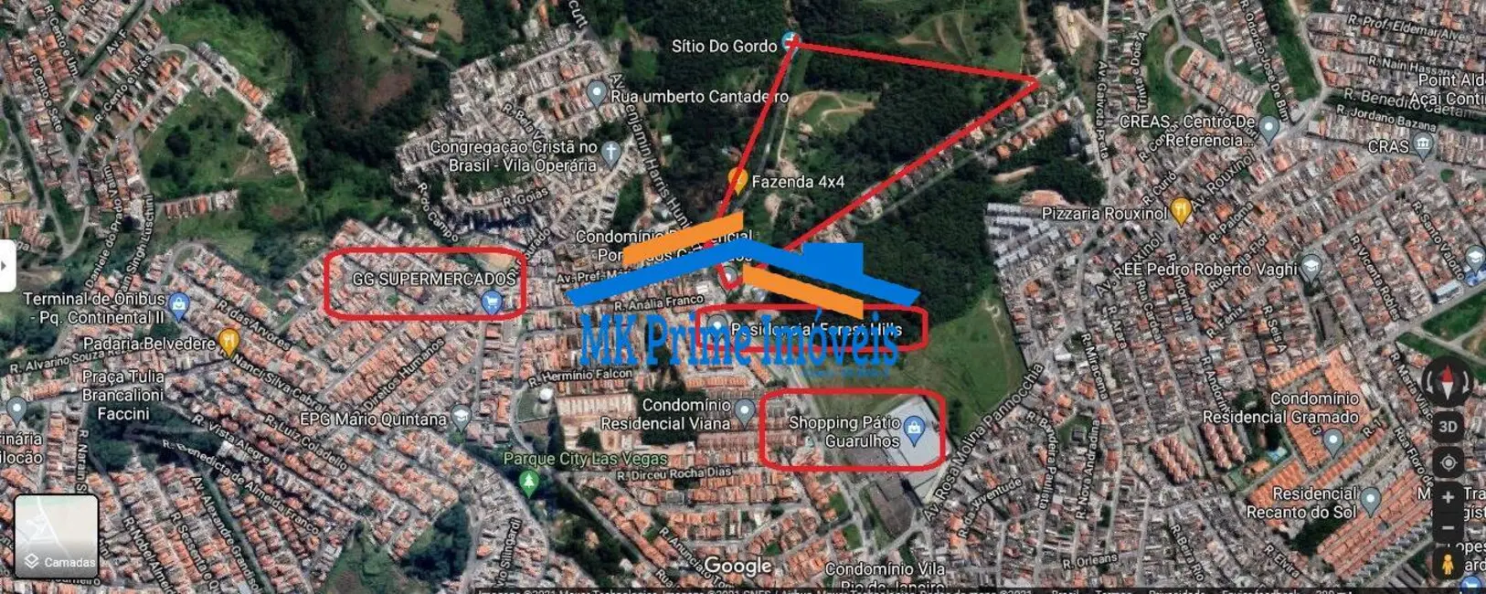 Foto 1 de Terreno / Lote à venda, 42200m2 em Centro, Guarulhos - SP