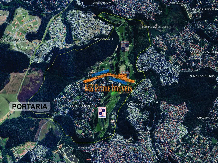 Foto 9 de Lote de Condomínio à venda, 1472m2 em Vila de São Fernando, Cotia - SP