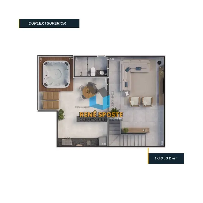 Foto 9 de Apartamento com 1 quarto à venda, 65m2 em Sao Pedro - SP