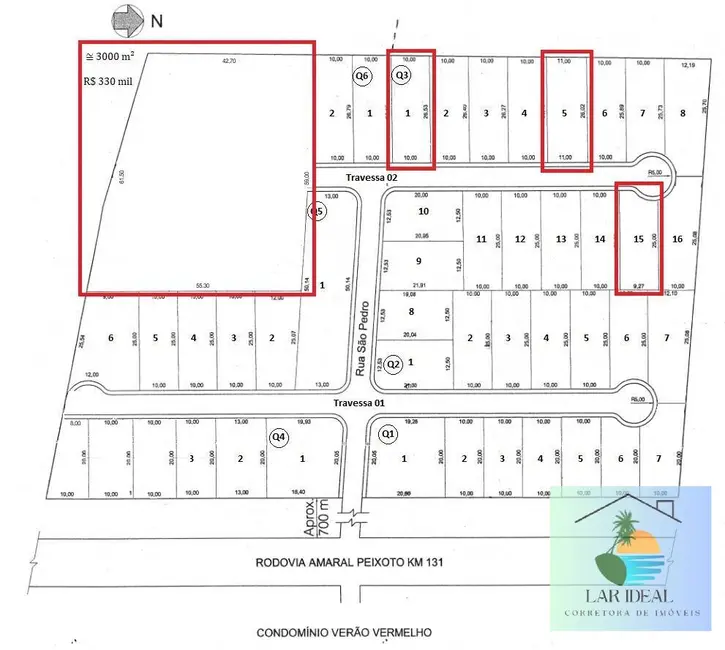 Foto 1 de Terreno / Lote à venda, 3000m2 em Unamar (Tamoios), Cabo Frio - RJ
