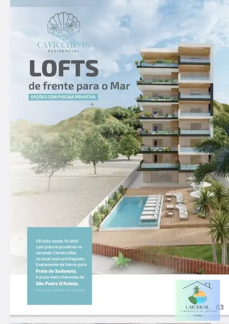 Foto 2 de Apartamento com 1 quarto à venda em Praia do Sudoeste, Sao Pedro Da Aldeia - RJ