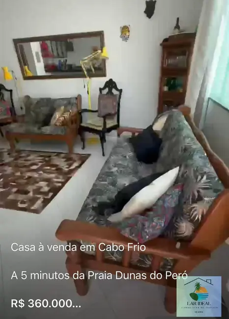 Foto 2 de Casa com 2 quartos à venda em Cabo Frio - RJ