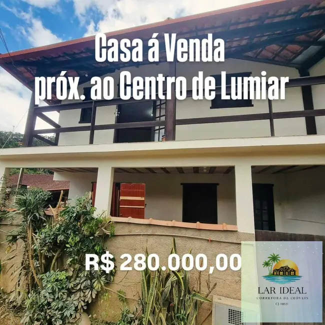Casa com 3 quartos à venda em Lumiar, Nova Friburgo - RJ - imagem 1 Foto 1 de Casa com 3 quartos à venda em Lumiar, Nova Friburgo - RJ