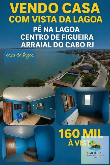 Foto 1 de Casa com 2 quartos à venda em Arraial Do Cabo - RJ