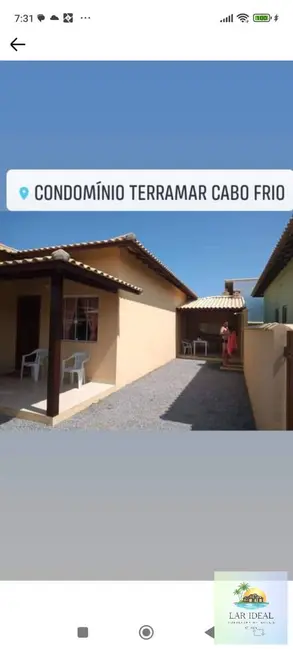 Foto 2 de Casa com 2 quartos à venda em Unamar (Tamoios), Cabo Frio - RJ