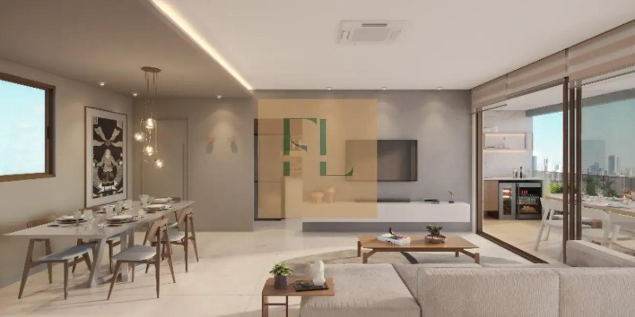 Foto 4 de Apartamento com 3 quartos à venda, 93m2 em Madalena, Recife - PE