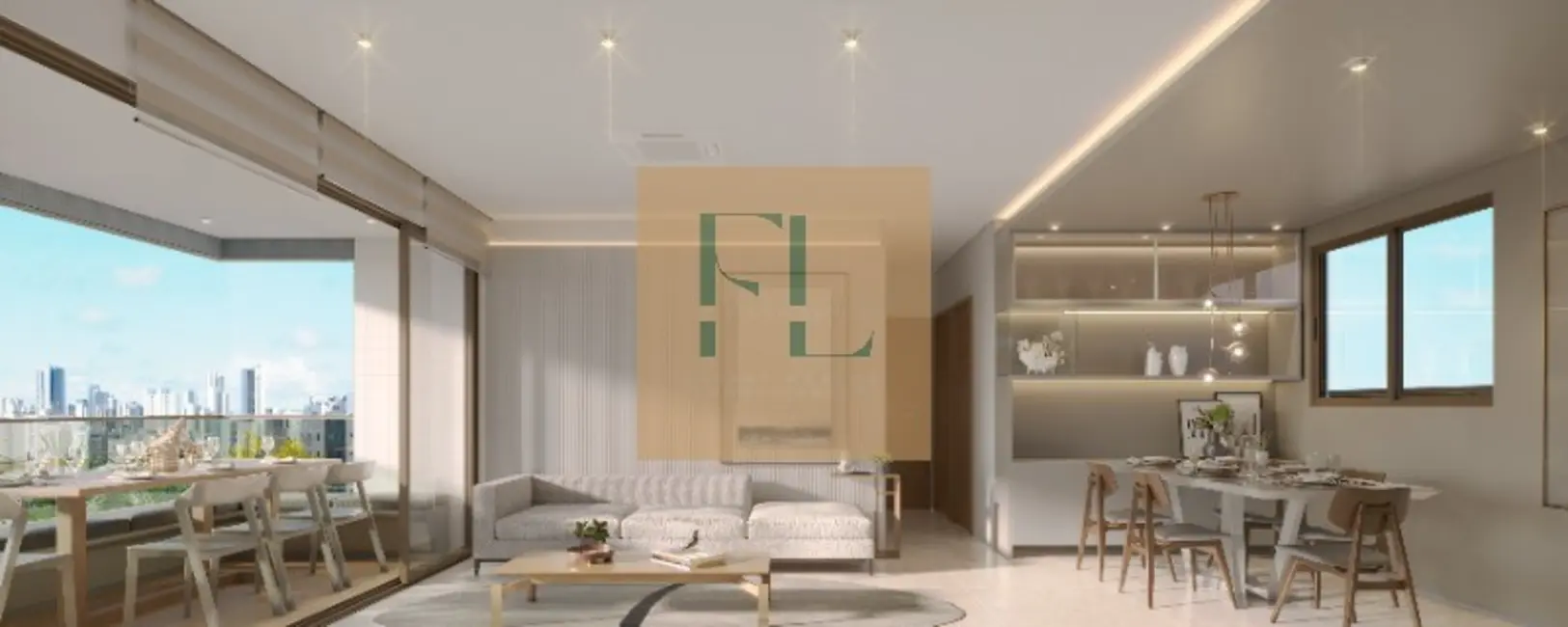 Foto 3 de Apartamento com 3 quartos à venda, 93m2 em Madalena, Recife - PE