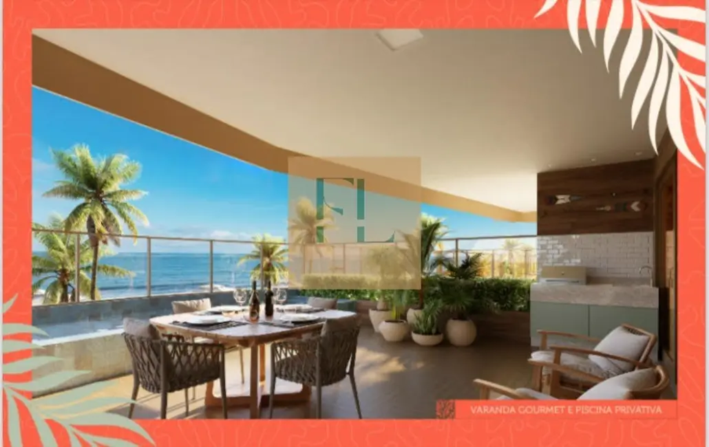 Foto 2 de Apartamento com 1 quarto à venda, 27m2 em Tamandare - PE