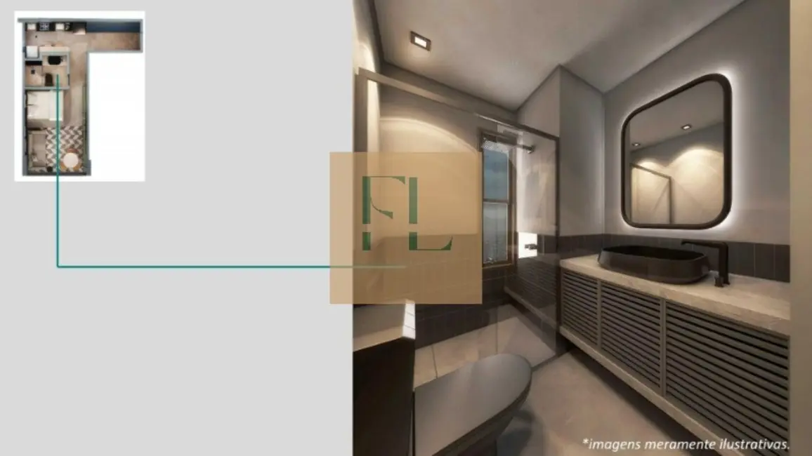 Foto 3 de Apartamento com 1 quarto à venda, 33m2 em Casa Forte, Recife - PE