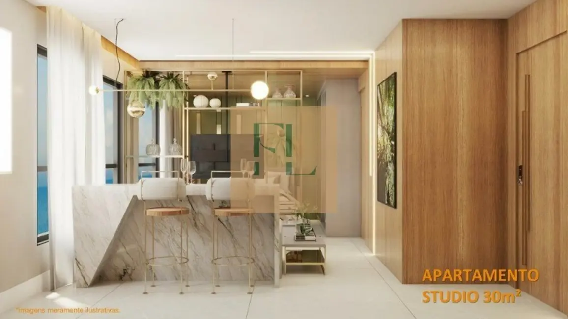 Foto 2 de Apartamento com 1 quarto à venda, 30m2 em Piedade, Jaboatao Dos Guararapes - PE