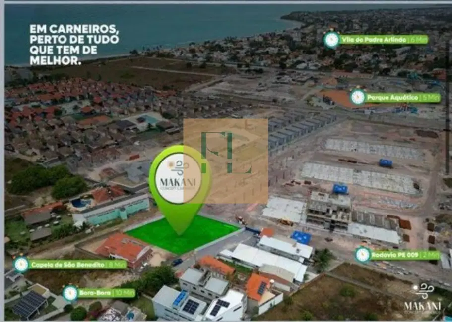 Foto 2 de Apartamento com 1 quarto à venda, 18m2 em Tamandare - PE