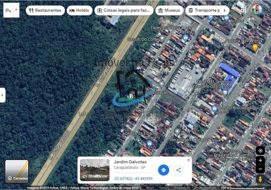 Foto 3 de Terreno / Lote à venda, 175m2 em Jardim das Gaivotas, Caraguatatuba - SP