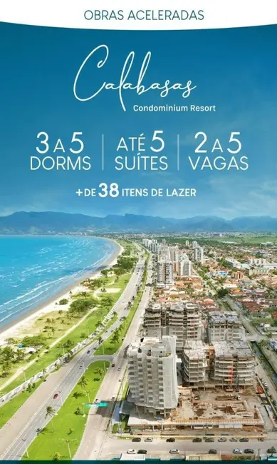 Foto 1 de Apartamento com 3 quartos à venda, 109m2 em Caraguatatuba - SP