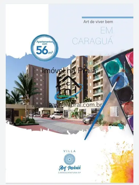 Foto 1 de Apartamento com 2 quartos à venda, 56m2 em Caraguatatuba - SP